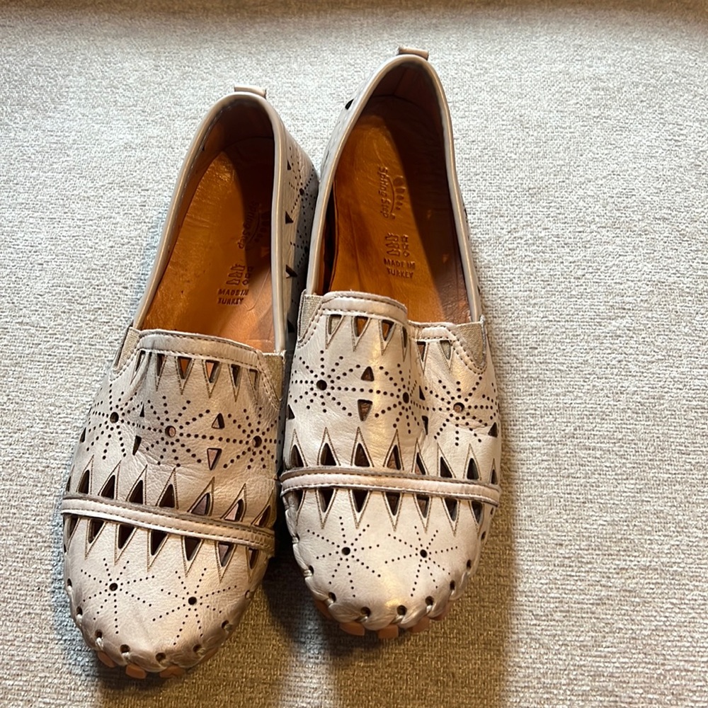 Spring step leather shoes made in Turkey size 40
